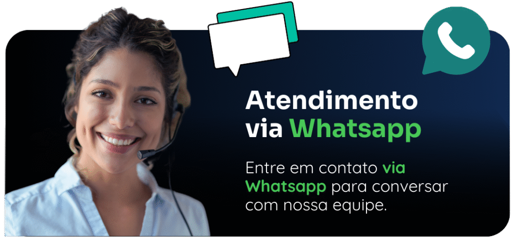 Atendimento via whatsapp